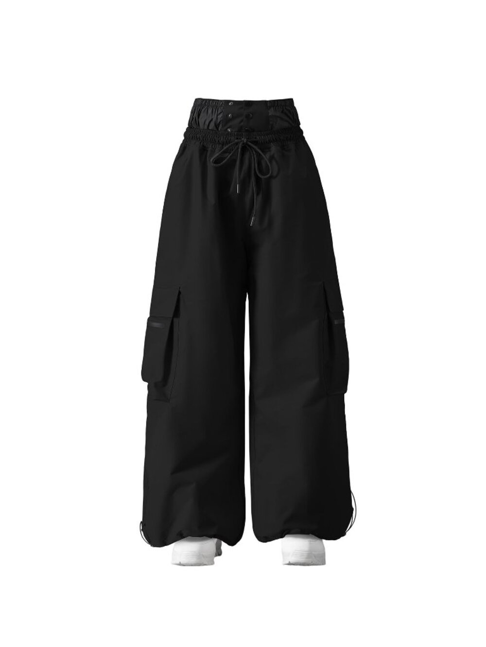 NWT YEEFINE Womens Large Baggy Snowboard Pants Insulated Winterproof Ski Snow
